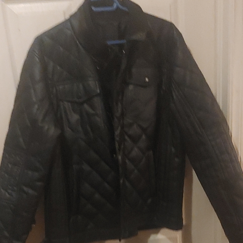 Perry Ellis Men's Black Puffer Jacket